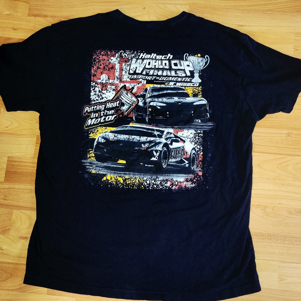 Haltech Racing Tee World Cup Finals Import vs Domestic Wiseco Motorsport, Large